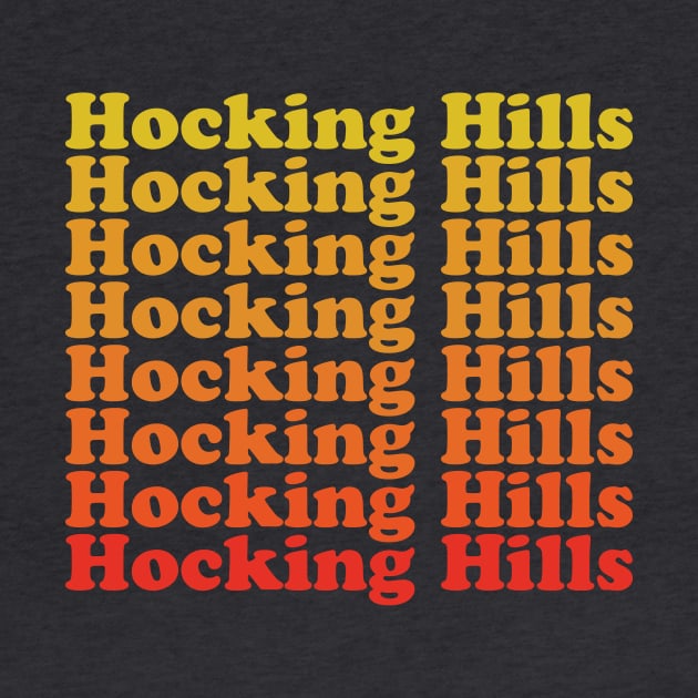 Hocking Hills State Park Ohio Retro by PodDesignShop